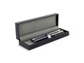 Metal ball pen and roller ball pen set in gift box