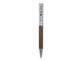 Metal ball pen and rollerball set walnut wood in gift box 8