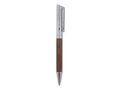 Metal ball pen and rollerball set walnut wood in gift box 5