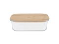 Lunch box glass with bamboo lid 1