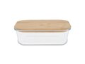 Lunch box glass with bamboo lid 1