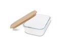 Lunch box glass with bamboo lid 2