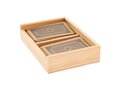 Playing card set in bamboo box 2