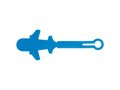 Luggage tag Plane 3