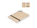Notebook bamboo corner bound A6