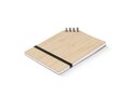 Notebook bamboo corner bound A6