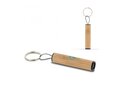 Flashlight keychain bamboo