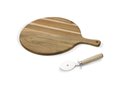 Pizza board with cutter 2