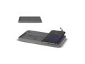 Desk organizer with wireless charger limestone 5W