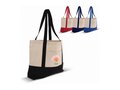 Beach bag cotton canvas OEKO-TEX® 280g/m² 42x10x30cm