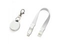 Keychain charging cable 3-in-1