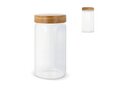 Canister glass & bamboo 1200ml