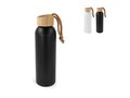 Water bottle with bamboo lid 600ml