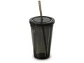 Cup with straw