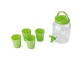 Garden drink dispenser with 4 cups 11