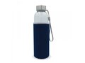 Water bottle glass with sleeve 500ml 2