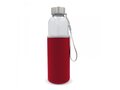 Water bottle glass with sleeve 500ml 4