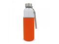 Water bottle glass with sleeve 500ml 5