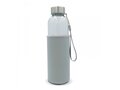 Water bottle glass with sleeve 500ml 7