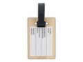 Luggage tag bamboo 2