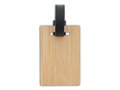 Luggage tag bamboo 3