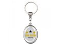 Keyring Metal Oval 3