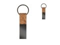 Keyring Cork & Metal rectangular