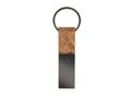 Keyring Cork & Metal rectangular