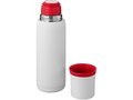 Flow vacuum insulating flask