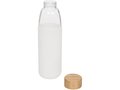 Kai 540 ml glass sport bottle with wood lid 6