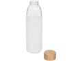 Kai 540 ml glass sport bottle with wood lid 6