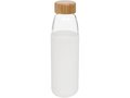 Kai 540 ml glass sport bottle with wood lid 7
