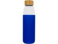 Kai 540 ml glass sport bottle with wood lid 10