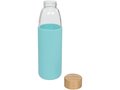 Kai 540 ml glass sport bottle with wood lid 13