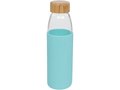 Kai 540 ml glass sport bottle with wood lid 14