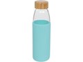 Kai 540 ml glass sport bottle with wood lid 14