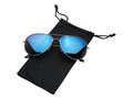 Aviator sunglasses with coloured mirrored lenses 9
