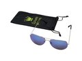 Aviator sunglasses with coloured mirrored lenses 7