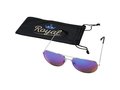 Aviator sunglasses with coloured mirrored lenses 11