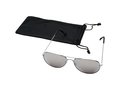Aviator sunglasses with coloured mirrored lenses 14