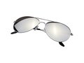 Aviator sunglasses with coloured mirrored lenses 16