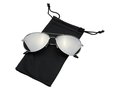 Aviator sunglasses with coloured mirrored lenses 17