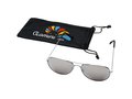 Aviator sunglasses with coloured mirrored lenses 15