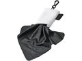 Clear microfiber cleaning cloth in pouch 1