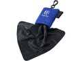 Clear microfiber cleaning cloth in pouch 14