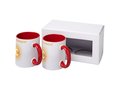 Ceramic sublimation mug 2-pieces gift set 32