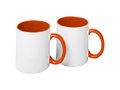 Ceramic sublimation mug 2-pieces gift set 16
