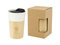 Pereira 320 ml porcelain mug with bamboo outer wall 2