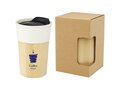 Pereira 320 ml porcelain mug with bamboo outer wall 1