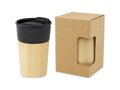 Pereira 320 ml porcelain mug with bamboo outer wall